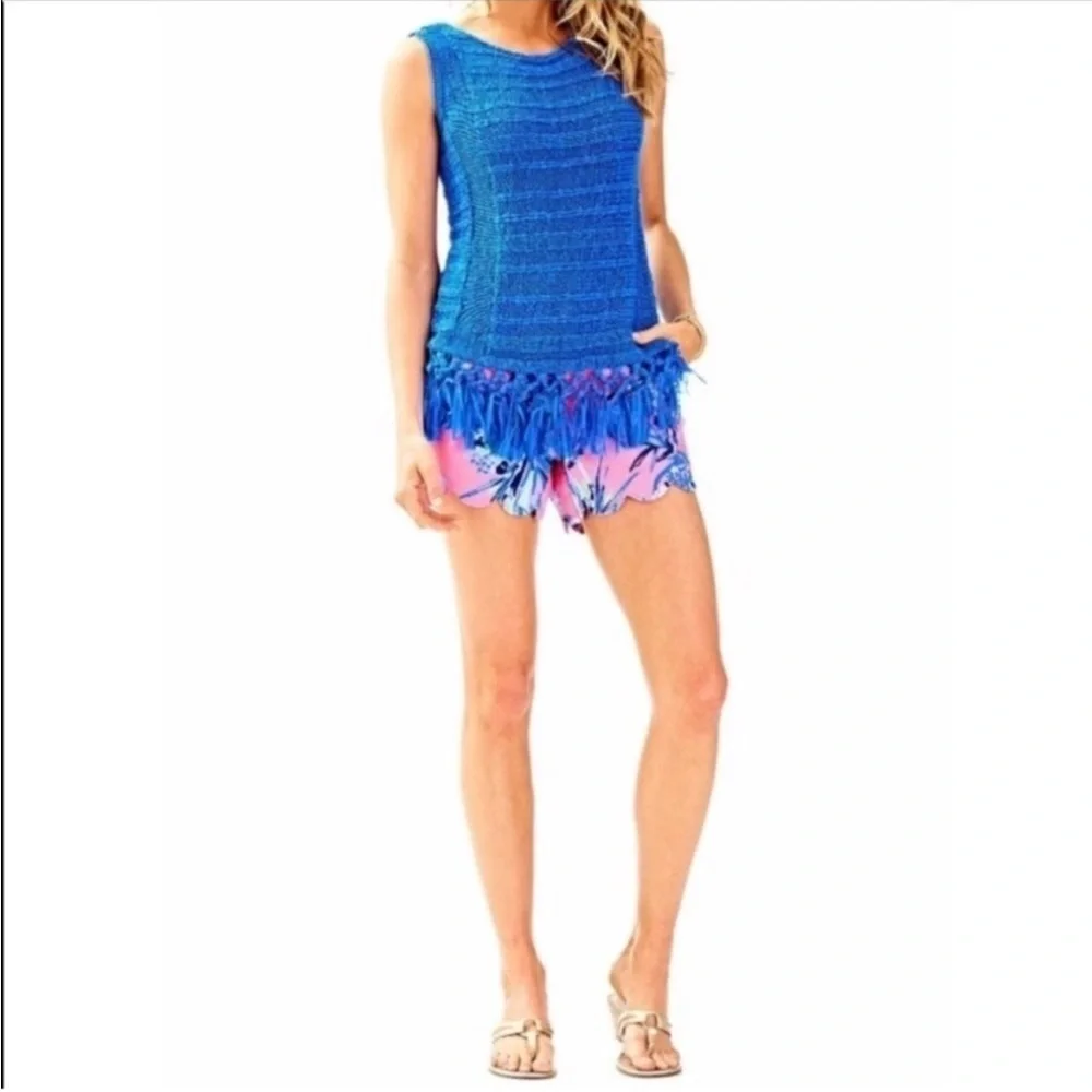 LILLY PULITZER Luca Fringe Hem Sweater Size Small - Picture 3 of 6